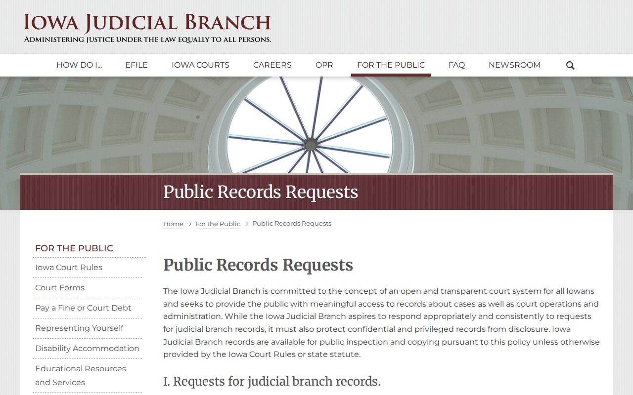 Cedar County active warrant records and Iowa public record rules